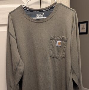 Carhartt Force Men's Long Sleeve Relaxed Fit Work Tee Shirt XLT